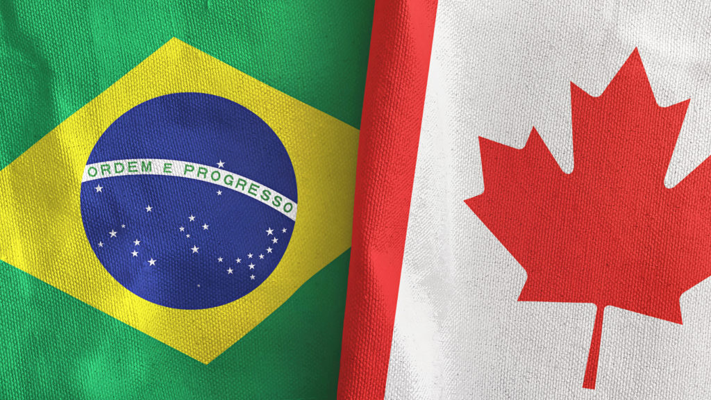 Bandeira Brasil Canada